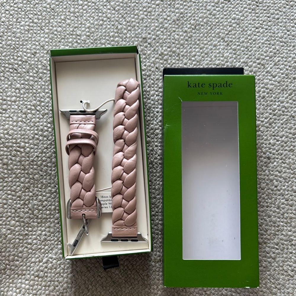Kate Spade Blush Braided Watch Strap - Picture 2 of 7